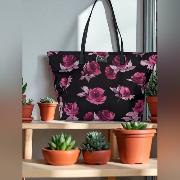 Kate Spade Margareta Blake Avenue Rose Symphony Tote Shoulder Bag (NWT) - Picture 2 of 14